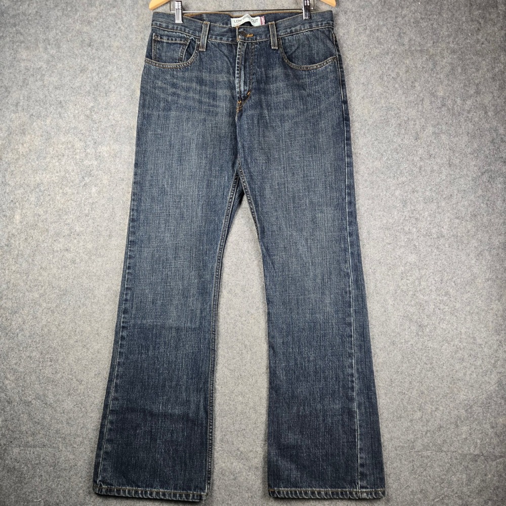 Vintage Levi's 527 Jeans Mens 33x32 Blue Low Boot Cut Denim Y2K Skater Grunge